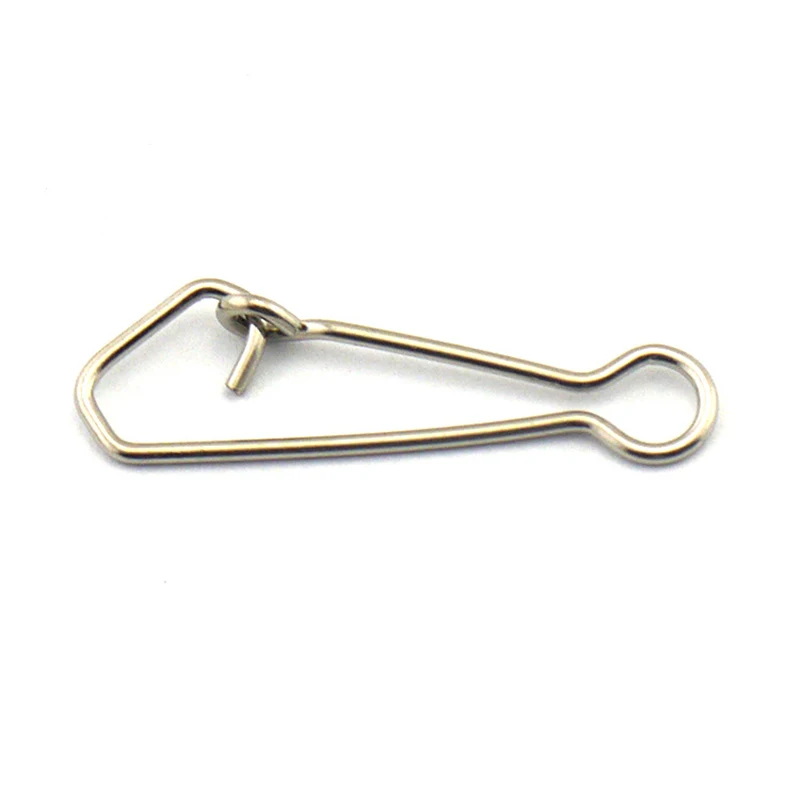 100pcs Strong pull pin connector ring fishing tackle fishy numbers snap fly accessories | Спорт и развлечения