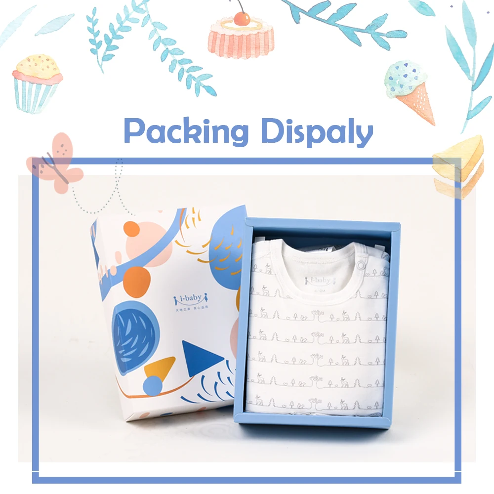 I baby Premium PIMA Детская Хлопковая одежда комплект кашемировый хлопковый комбинезон с
