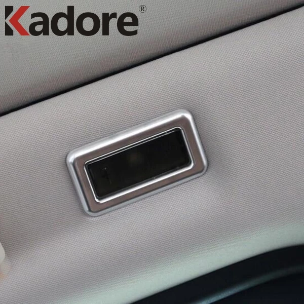 

For Jaguar F-PACE 2016 2017 2018 ABS Matte Interior Roof Reading Lamp Frame Decoration Dome Light Trim Panel Car Sticker