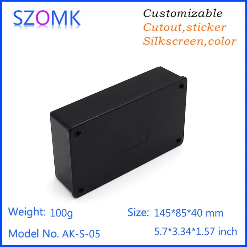 plastic enclosure for electronics control box szomk diy enclosure junction box plastic housing small abs instrument enclosure distribution box black plastic box enclosure electronics case   (7).jpg