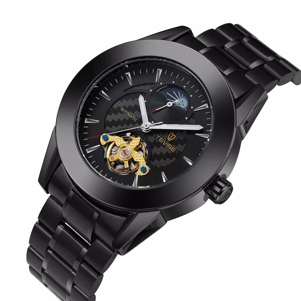 

TEVISE Automatic Mechanical Watch Men Luxury Brand Mens Watches Sapphire Wristwatches Waterproof relogio masculino