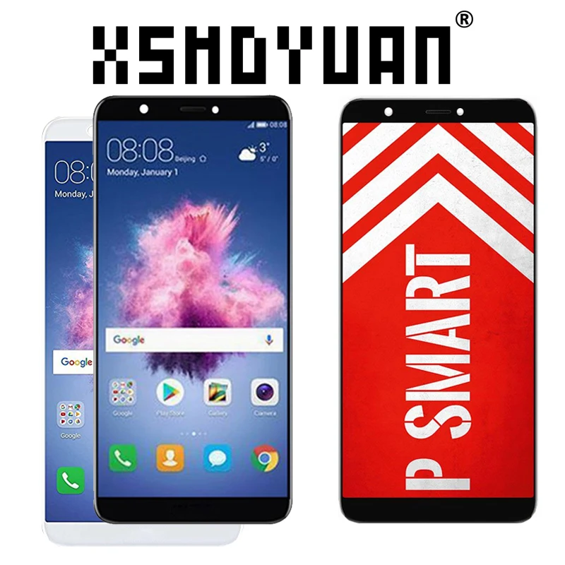 Дисплей 5 65 ''для Huawei P Smart с сенсорным экраном и дигитайзером в сборе