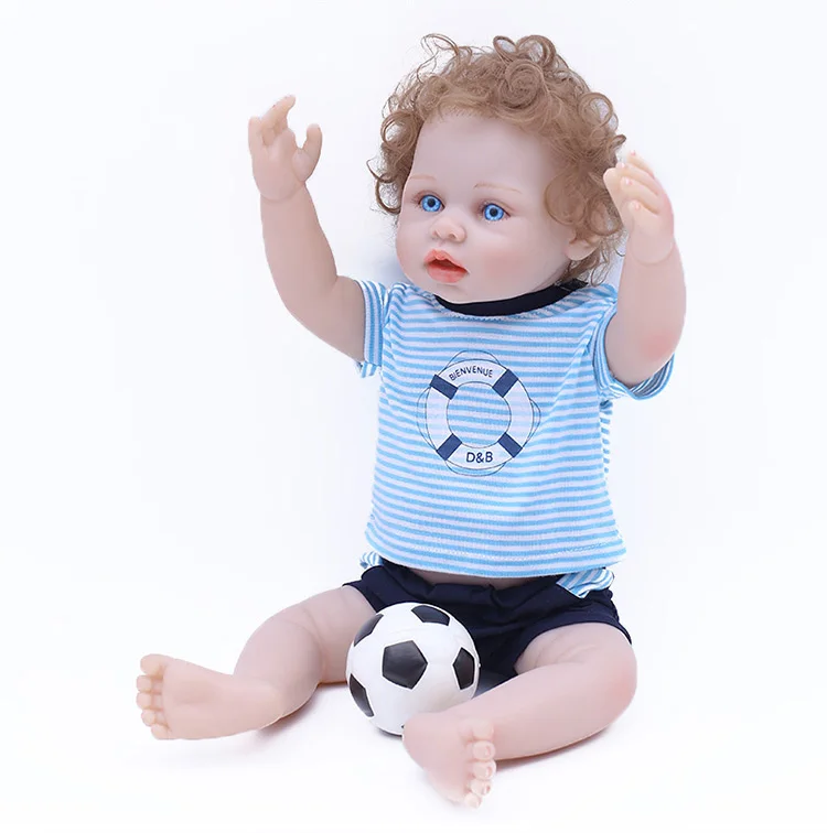 Фото Кукла для мальчика 45 см полная силиконовая кукла Bebe Reborn оптовая продажа Кукла для мальчика 45 см полная силиконовая кукла Bebe Reborn оптовая продажа