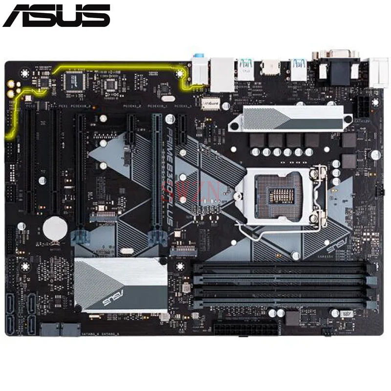 

original New Desktop motherboard For ASUS PRIME B360-PLUS B360 LGA 1151 4*DDR4 support 64G 6*SATA III 2*M.2 ATX
