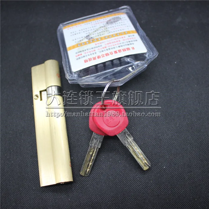 

Suo Dean cylinder super Class B security door lock cylinder crescent double c-level explosion-proof cylinder lock 130mm long