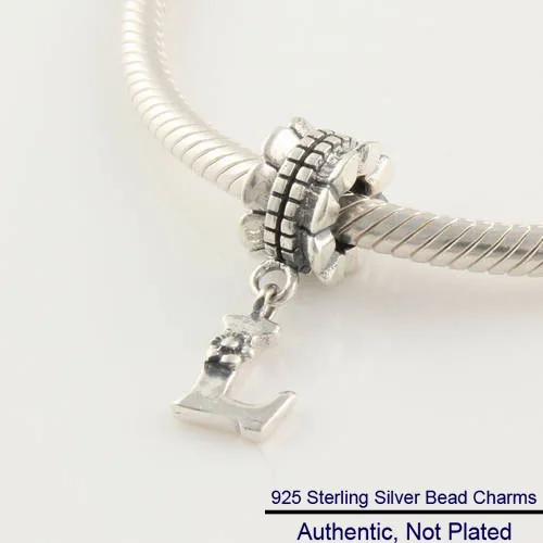 charm pandora lettera l charm pandora lettera l