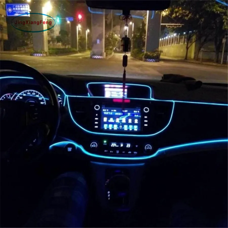 JXF luces decorativas para coche, lámpara de iluminación Interior LED de  12V, accesorios de diodo emisor de luz|Lámpara decorativa| - AliExpress