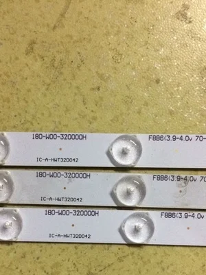 

LED Backlight for IC-A-HWT32D042 B2C6 D6Z6 180-W00-320000H 1pcs = 10lamp 63cm