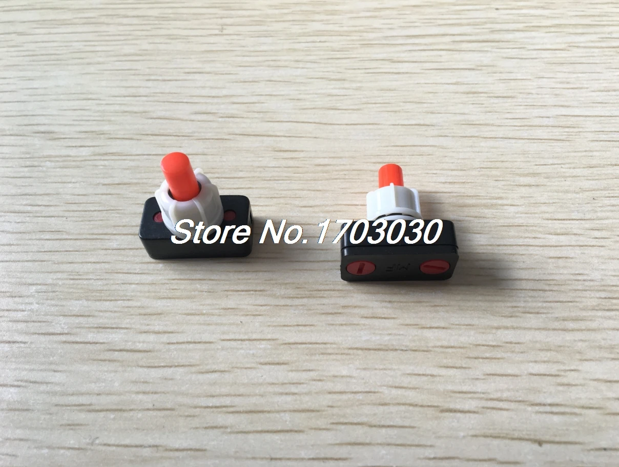 

3pcs SPST ON-OFF Latching Red Round Head Push Button Switch AC 250V 1A
