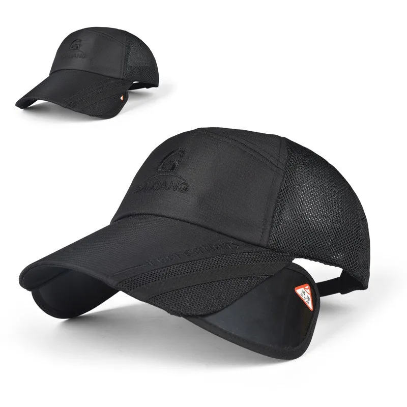 Модная Мужская и Женская Бейсболка унисекс из полиэфирной сетки с широкими полями Регулируемая дышащая Выходная шляпа; шляпа для мужчин и женщин шляпы для гольфа
