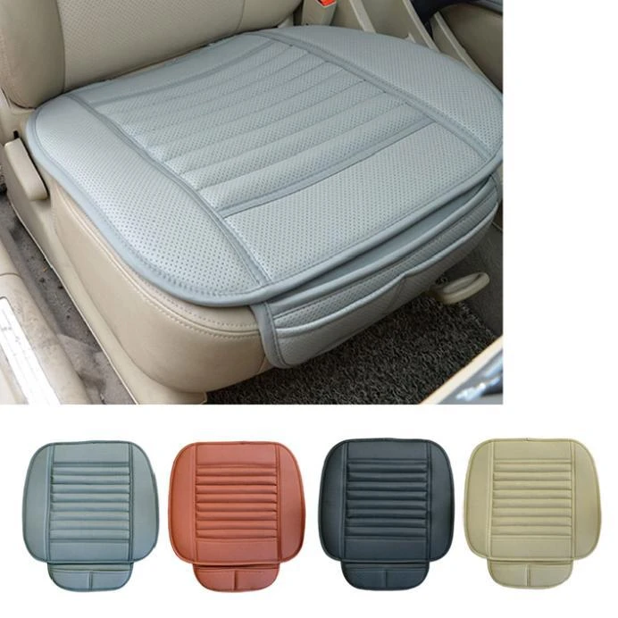 カー用品カーシートカバー 春夏プレミアムカーシートクッション 竹炭革モノリシックシートクッション Car Seat Cover Seat Covercar Seat Cushion Aliexpress