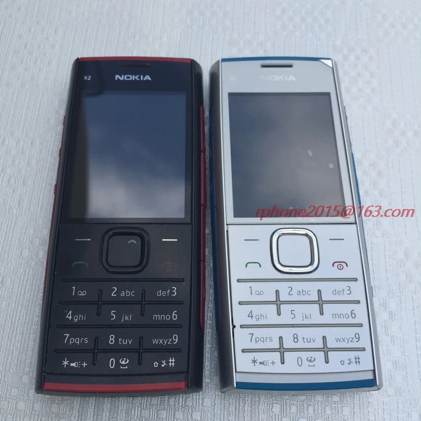 

Refurbished X2 Original Nokia X2-00 Bluetooth 5MP Unlocked Mobile Phone Hot sale Free shipping