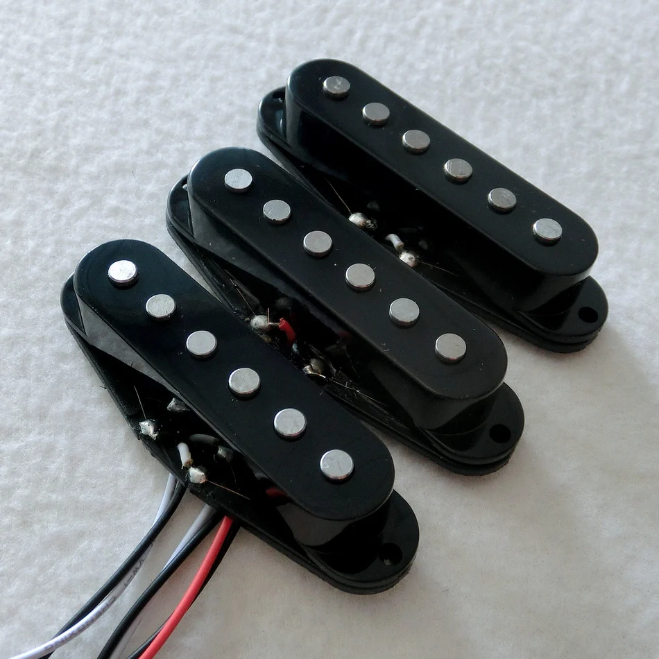 1 комплект плоский полюс кусок Alnico 5 гитары звукосниматели одной катушки гитары пикап