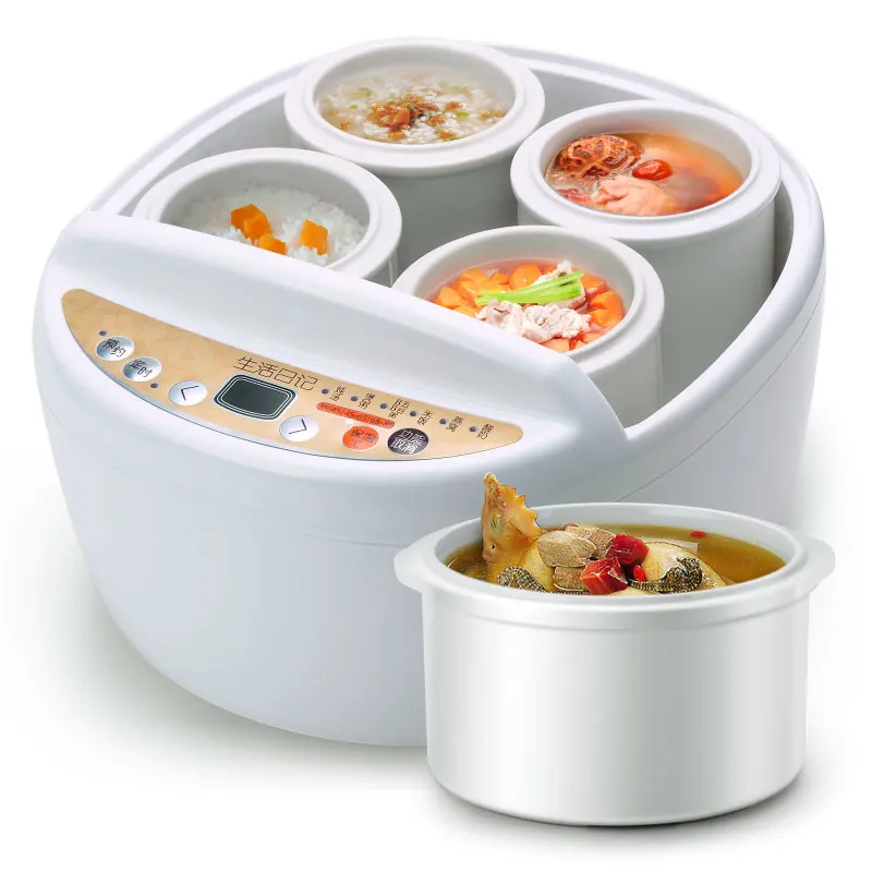 

Automatic Electric Slow Cooker Soup Pot of Intelligent Porridge Soup Stew Pot with Five-Liner Large Capacity Multifunctional Pot