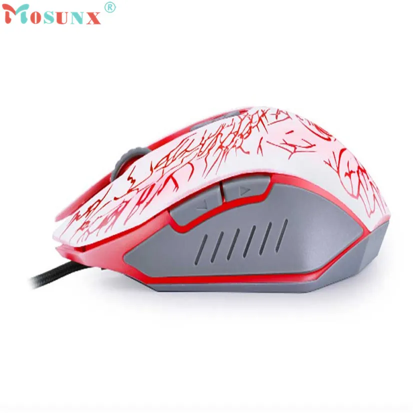 

New Mouse High Quality 2400 DPI 6D Buttons LED Mechanical Wired Gaming Mouse For PC Laptop J2S Drop Shipping