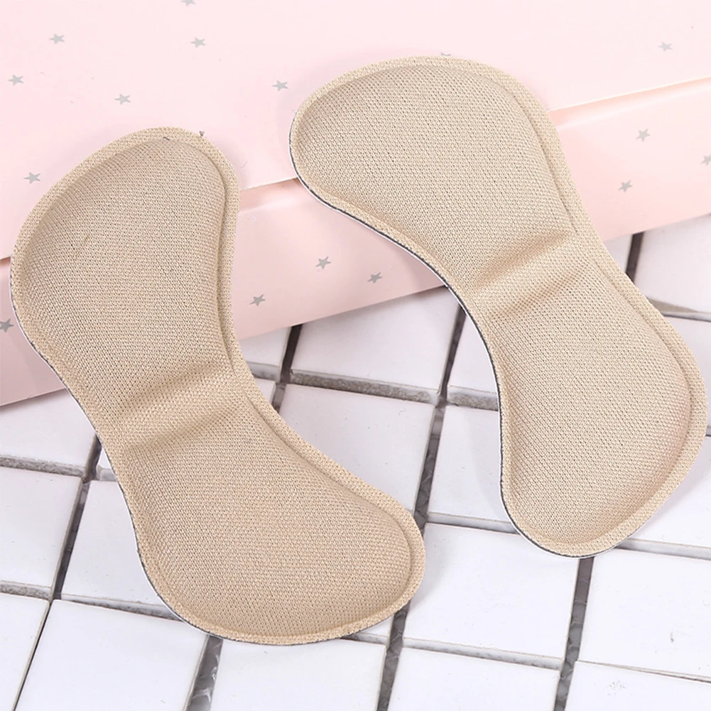 5 Pairs Heel Liner Adhesive Pads Cushion Anti-wear Feet Care Heel Sticker Insole Crash Patch Pain Relief