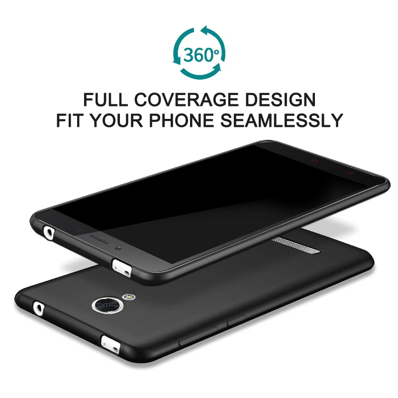 Xiaomi redmi note 2 case 5.5 дюймов всего тела матовый мягкий силиконовый cover для xiami xiaomi