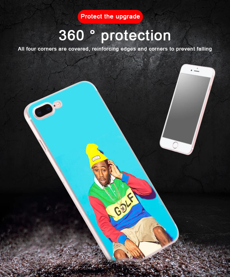 Мягкий чехол для телефона из ТПУ iPhone 12 Mini 11 Pro XS Max XR X 8 7 6 Plus 5S SE S Чехол tyler the creator RAP