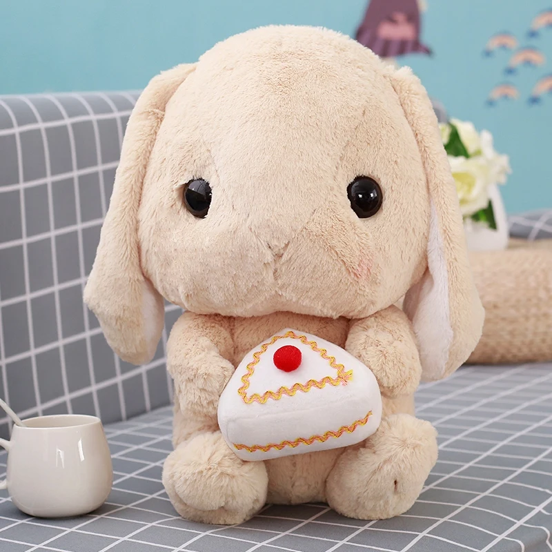1 шт. 4 вида милые длинные уши кролик с тортом Клубника Звезда и листья мягкие животные плюшевые игрушки вещи кукла подарок для детей