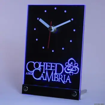 

tnc0156 Coheed Cambria Beer Bar Table Desk 3D LED Clock