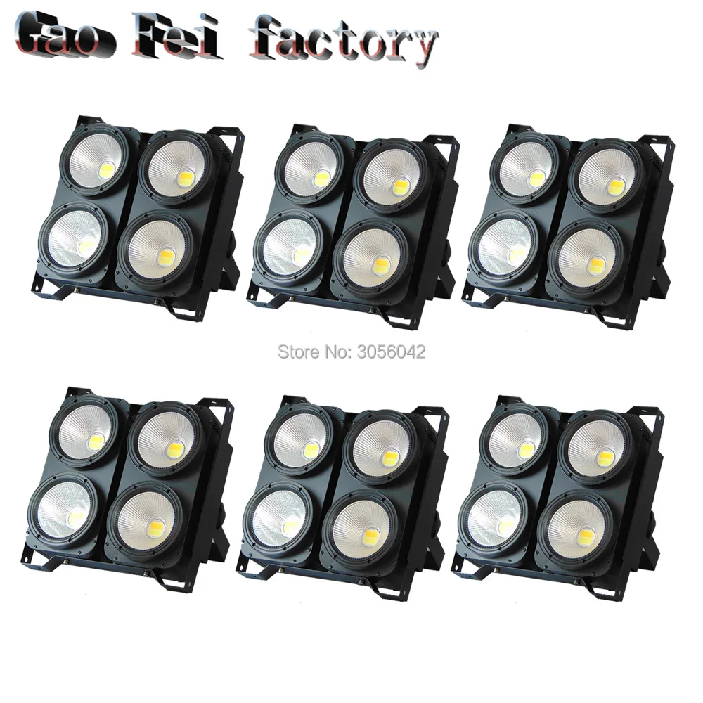 

4x100W 4 Eyes 2in1 LED 400W High Power warm cold Stage Lighting (6pcs/lot)