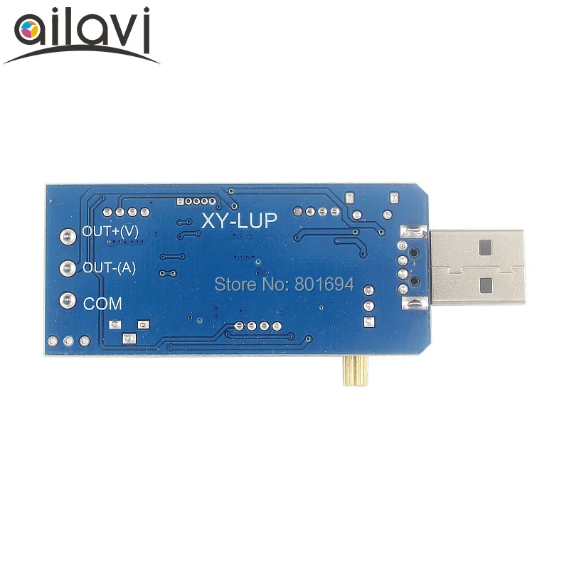 DC USB Buck Boost модуль регулятора напряжения 5В до 3 в 9В 12В 24В Настольный силовой
