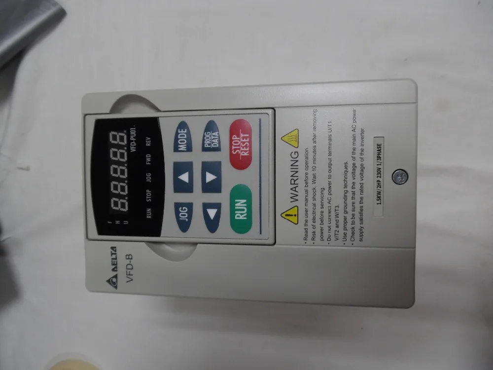 Преобразователь VFD015B21A Delta 1 5 кВт vfd инвертор однофазный 220 В 1500 Вт 0 400 Гц|ac drive|ac motor