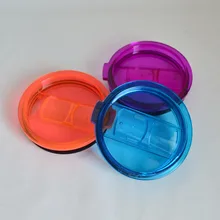 30 шт/лот прочная устойчивость к разливам Крышка для 20 унций/30 унций Rambler Yeti замена крышки конфеты цвет тумблер разлива крышки чашки 30 унций