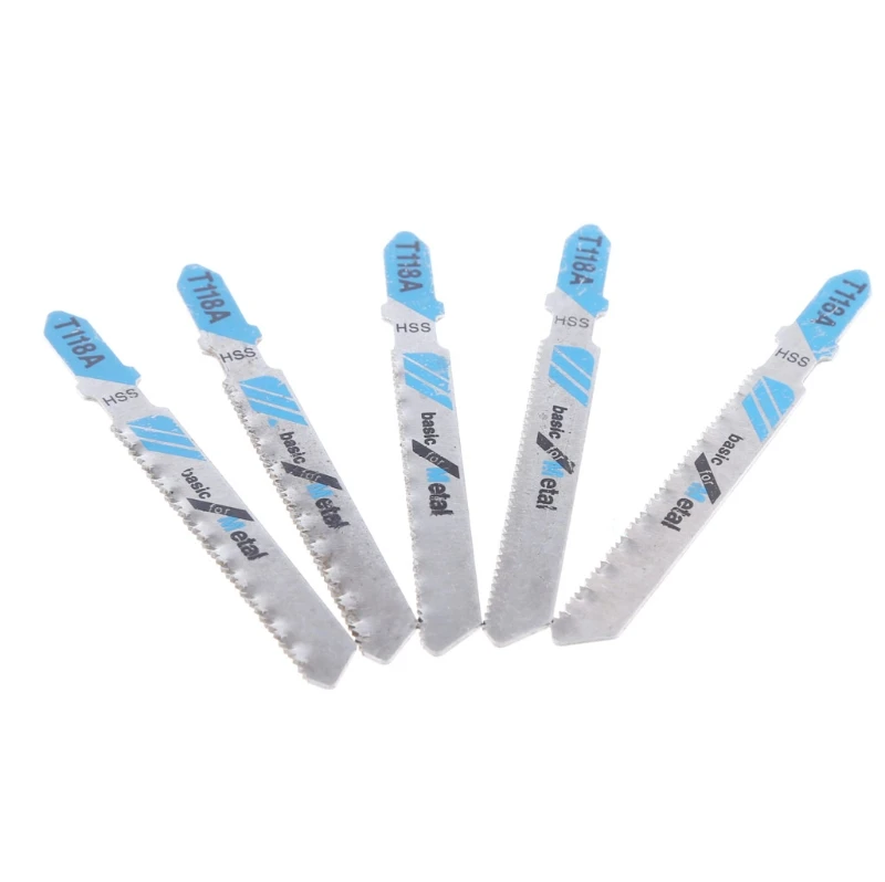 5 Pcs HSS T118A Jig Metal Fast Cutting Reciprocating 3