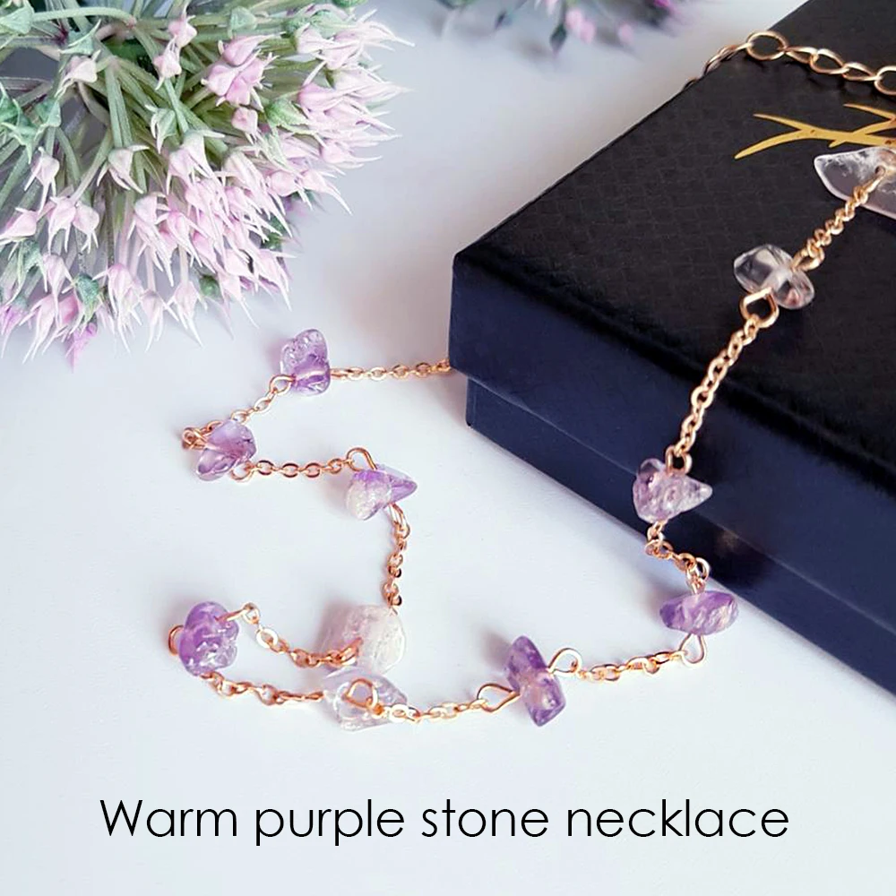 eManco Wholesale Charming Chains Choker Necklace Beads Making Loyal Color New Arrivals Semi-precious Stones Jewelry