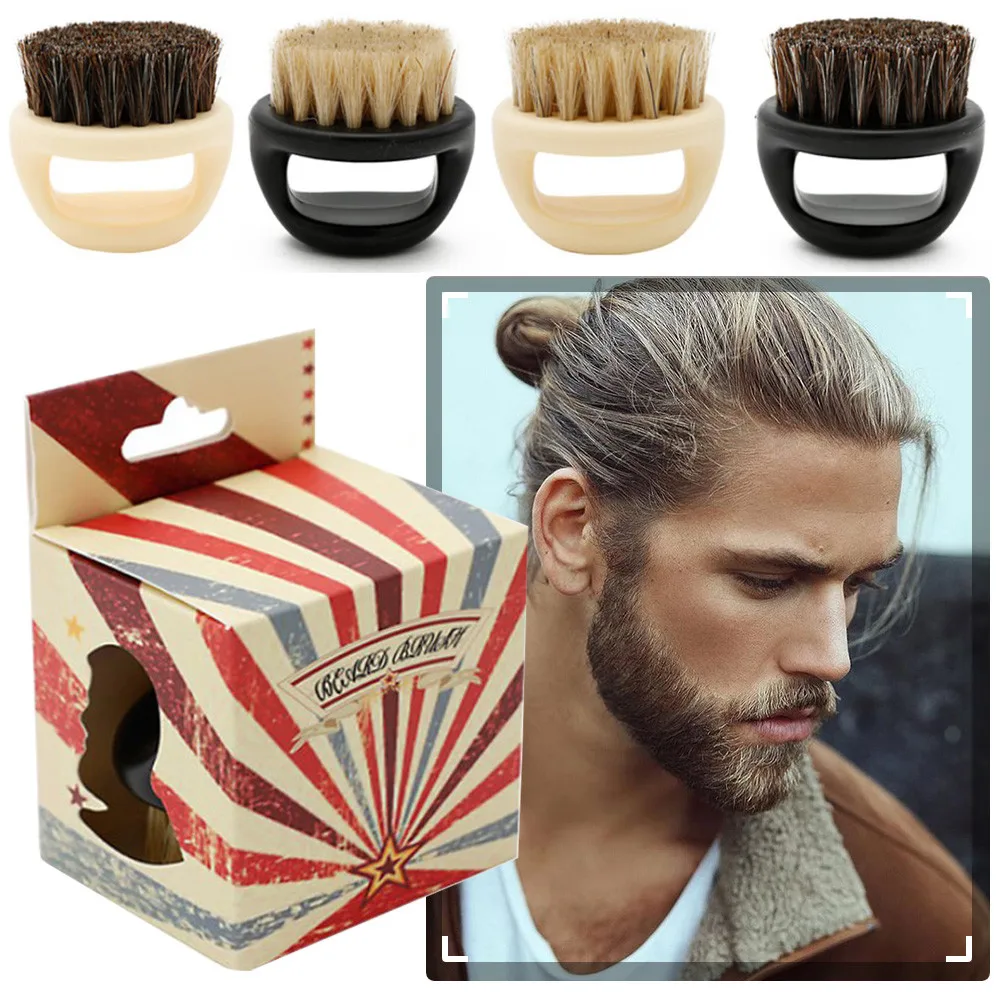 

Brush cleaner Men Shaving Brush Horsehair Shave Wood Handle brush set
