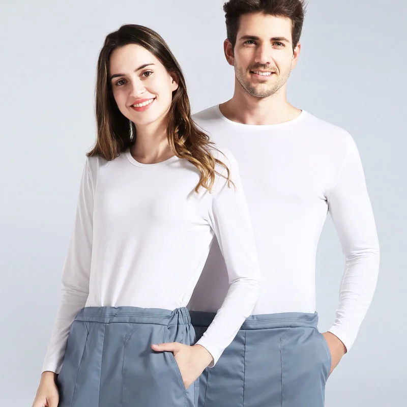 Unisex Underscrub Core Stretch Medical Tee Long Sleeves Breathable