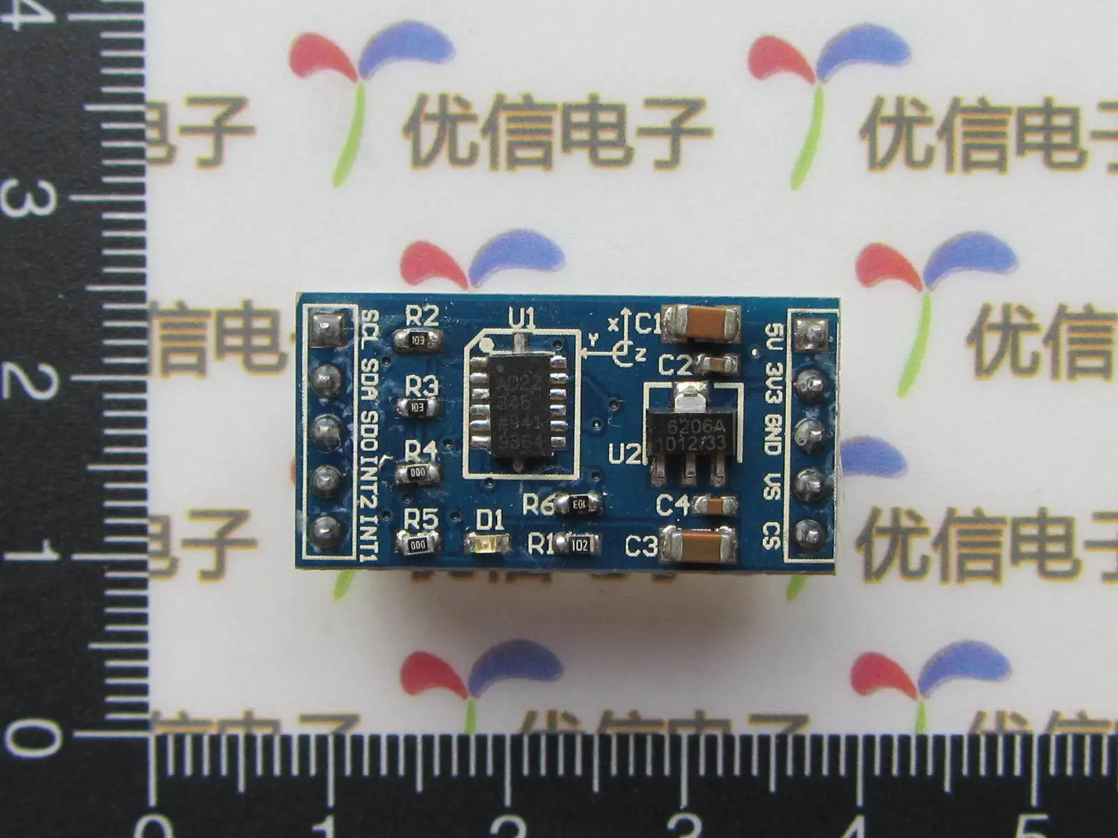 Free shipping ADXL345 digital sensor / tilt sensor / accelerometer