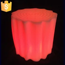 LED plastic stool light up bar stool illuminated bar Outdoor and indoor fancy plastic flashing chair Free shipping 10pcs/Lot