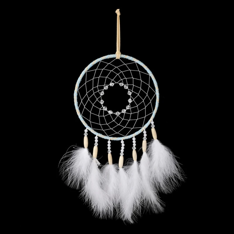 Flying Wind Chimes Dream Catcher Handmade Gifts Dreamcatcher Feather Pendant Creative Hollow Wind Chimes Wall Hanging Decoration