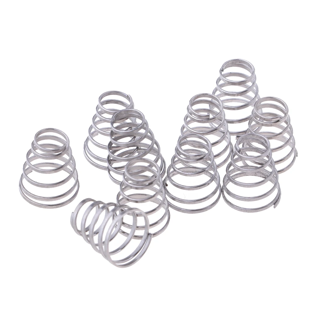 10pcs/Pack Stainless Steel Replacement Spring For Bike Quick Release Wheel Skewer Hub Bicycle Hub Skewers Accessories