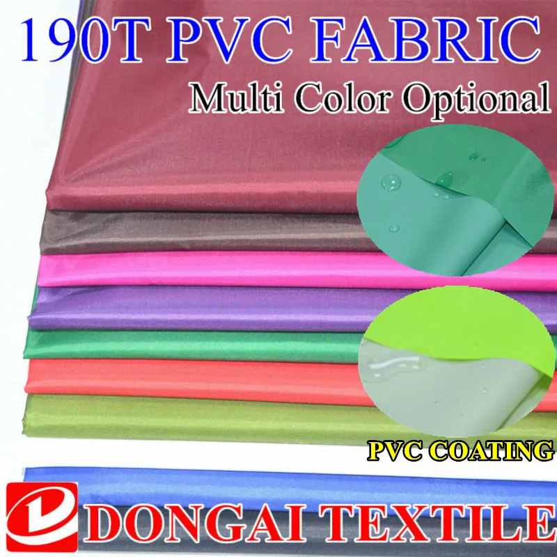 

100cm*150cm Polyester fabric 190T Taffeta pvc fabric/Aprons Fabrics/Raincoat fabrics