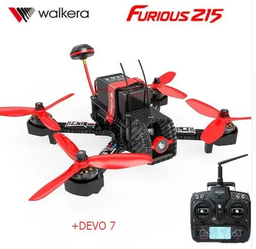 Walkera Furious 215 RTF Witith DEVO 7 передатчик камера 600TVL F3 управление полетом RC Квадрокоптер гоночный Дрон