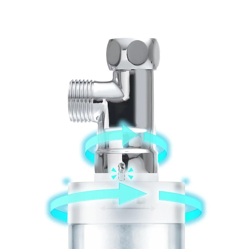 Youpin VIOMI VF3 3 в 1 фильтр для предварительного соединения труб фильтр для воды 5л/мин скорость потока для кухни ванной прозрачный фильтр