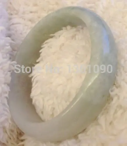 

xd 00685 GREEN JADE BANGLE BRACELET 60MM (A0502)