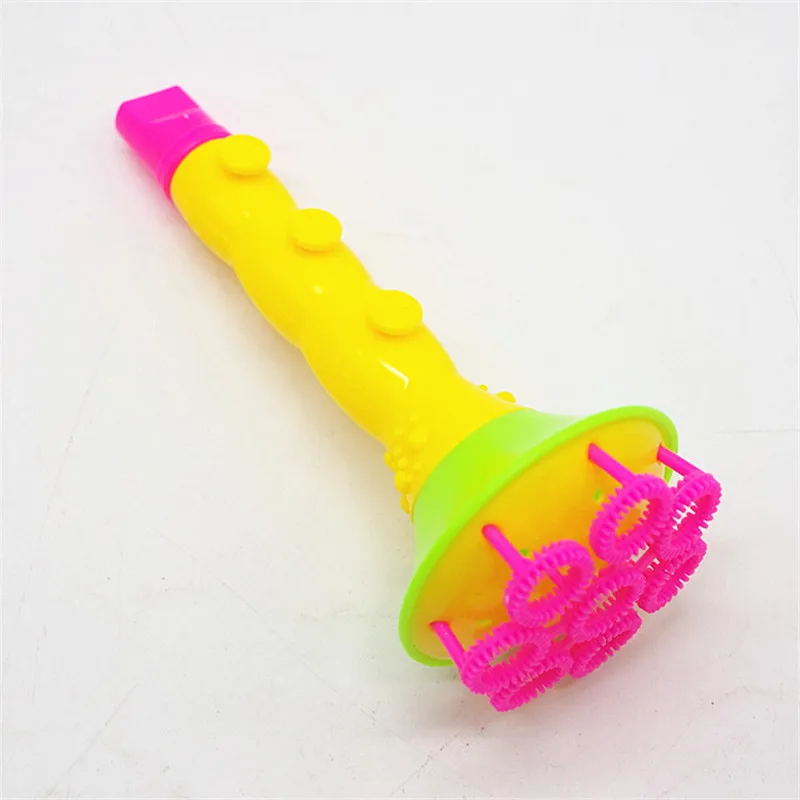 1PC 15cm Soap Bubble Multi Music Bubble Gun Style Concentrate Stick No liquild Sax Kid Gazillion Bubbles bar blowing