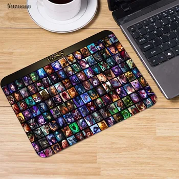 

Yuzuoan League of Legends Computer Hot LOL Mouse Pad Mousepads Decorate Your Desk Non-Skid Rubber Cup Pad As Gift 220X180X2mm