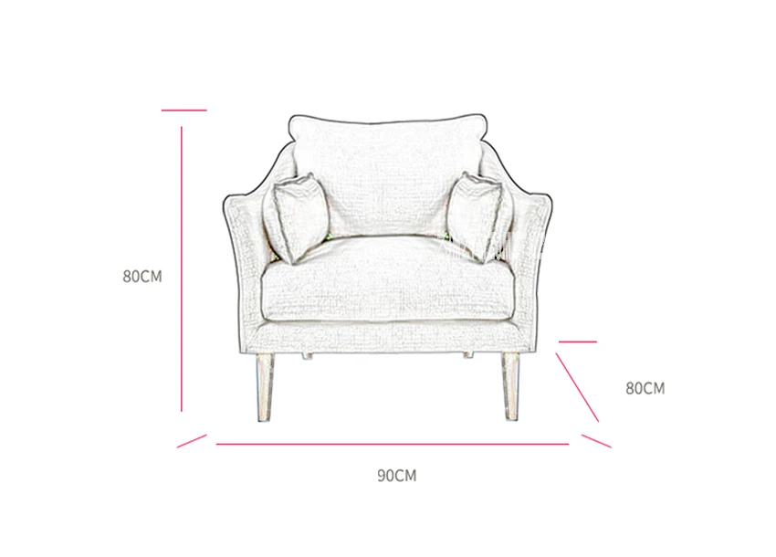 Офисный Одноместный небольшой спонж ленивый диван Балкон современный минималистичный ткань для гостиной диван спальня простой кабинет