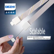 DEZHI-2209 ID Name Card Case Polyester lanyard,Business Card Badge Holder Lanyard Strap Company Office Display Supplies