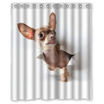 

Honey Day House Chihuahua Waterproof Shower Curtain 60x72 Gift Choice Scenic