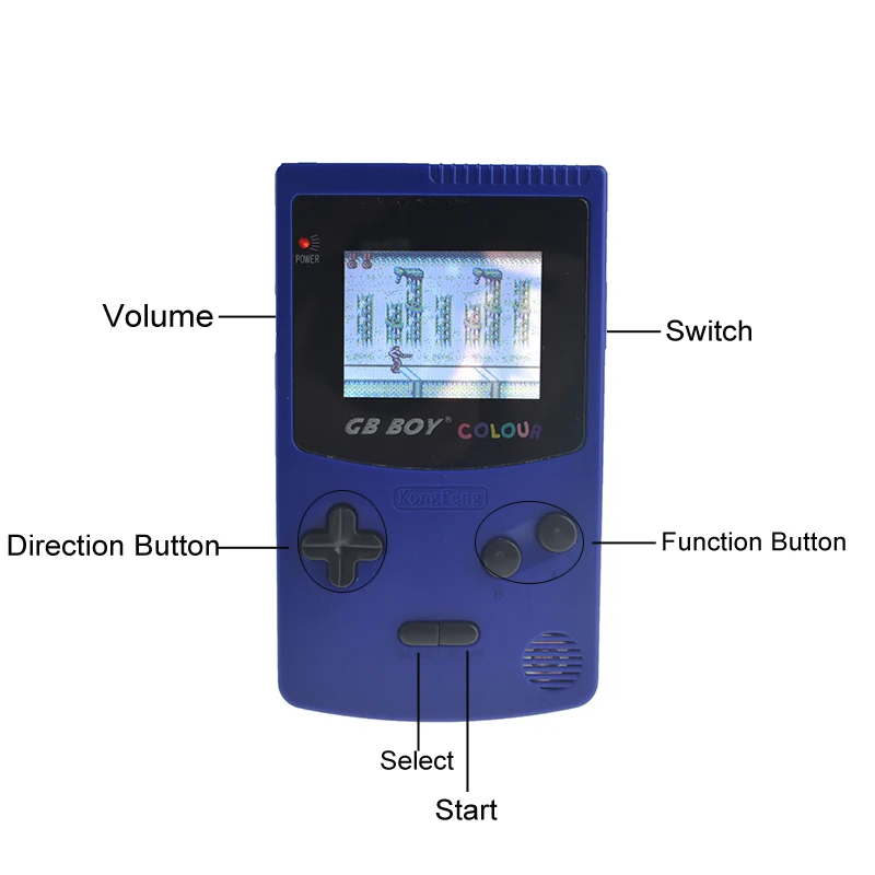 GB Boy clásico Color Handheld Game Console Game Player con Backlit 66 Juegos integrados para niños 5 colores GB Boy clásico Color Handheld Game Console Game Player con Backlit 66 Juegos integrados para niños 5 colores
