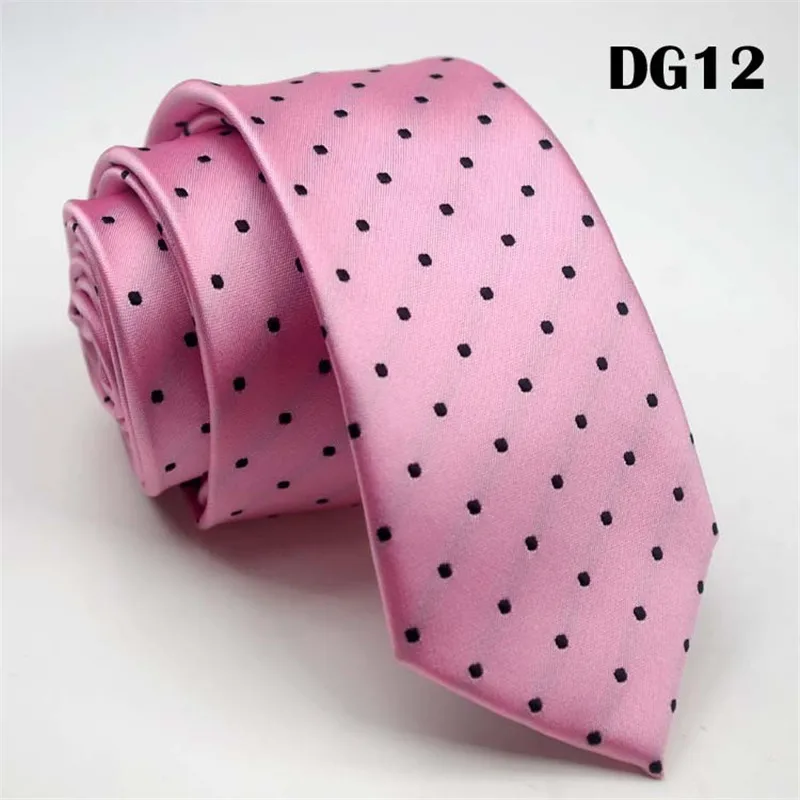 

SCST Brand New Cravate Fashion White Dot Print Red Silk Ties For Men Wedding Tie 6cm Skinny Neckties Slim Necktie Gravata CR036