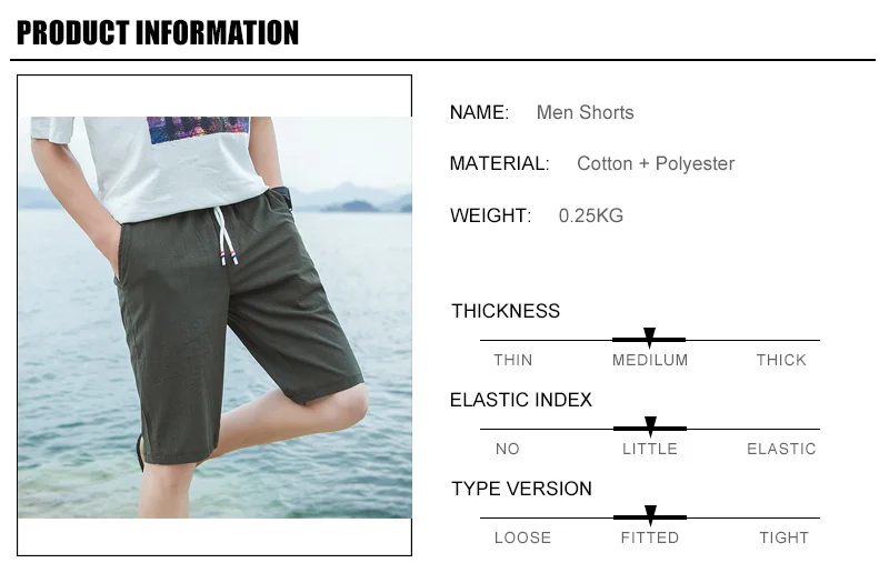 1 2017 new summer mens shorts loose elastic cotton casual shorts fashion jogger shorts black men short pants
