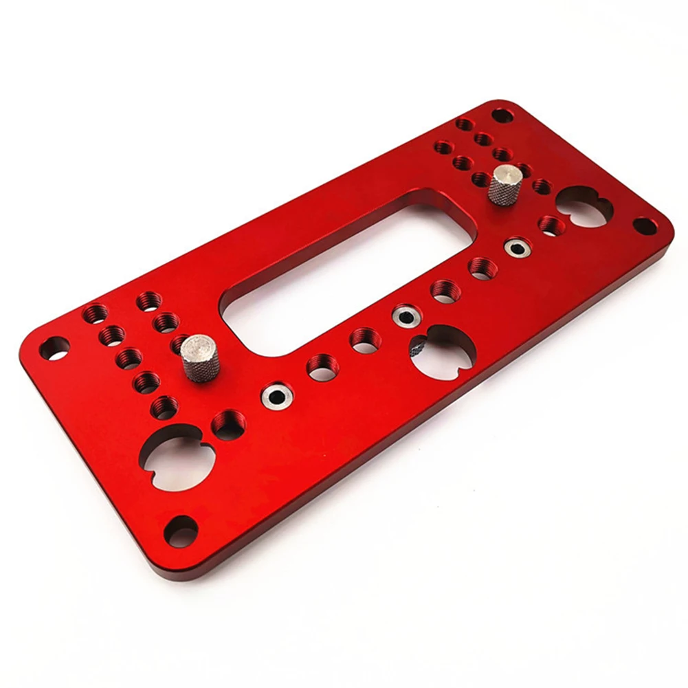 Home Tool Wood Working Locator Door Handle Easy Apply Guide Aluminum Alloy Small Positioning Cabinet Hole Puncher Hand Portable