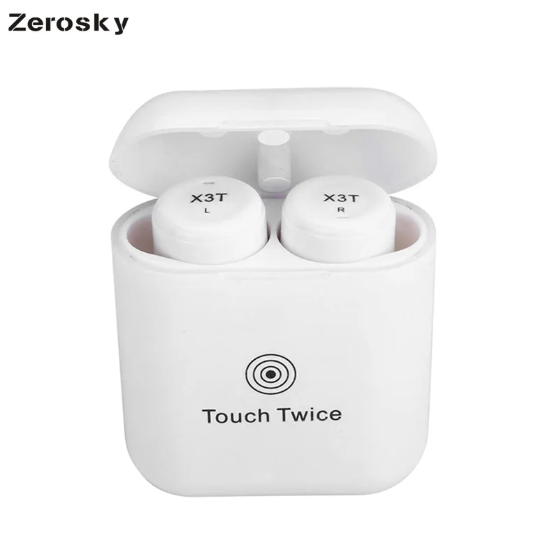 X3T TWS Mini Wireless Bluetooth Earphone Stereo Earbud Headset With Charging Box Mic For All Smart phone